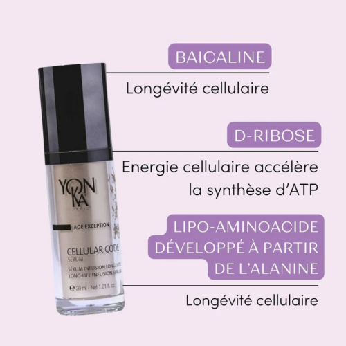 CELLULAR CODE 30ML  SERUM ANTI-AGE, REVELATEUR JEUNESSE - Image 3